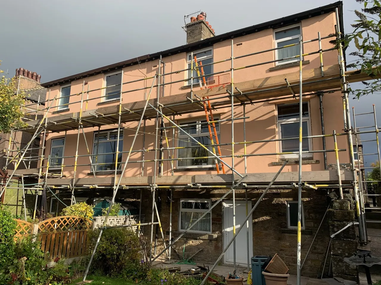Exterior house rendering in Stockport and Cheshire, finished result – Mark Cobham Plastering