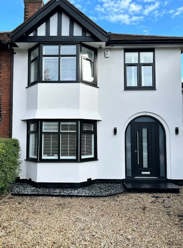 1930s semi after work by Mark Cobham Plastering