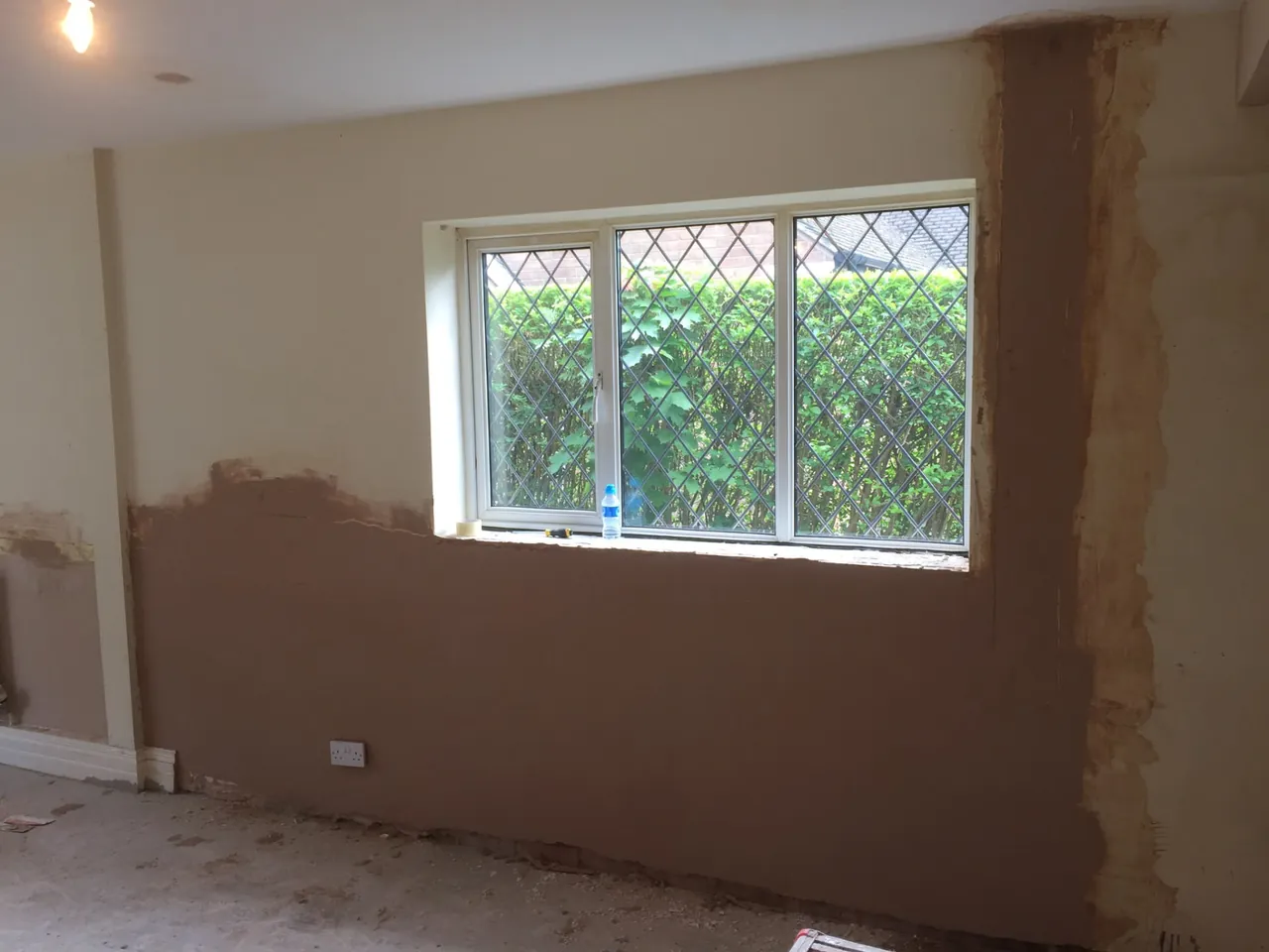 Interior plastering and skimming project, work in progress – Mark Cobham Plastering Stockport